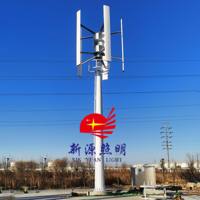 Factory Direct Sales Vertical Axis Wind Driven Generator 10kW Wind-Solar Complementary Monitoring System 500W Wind Turbine