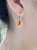 European and American Style Fashion Earrings Creative Fruit Watermelon Banana Women's Earrings Fresh Cute Metal Ear Studs Earrings