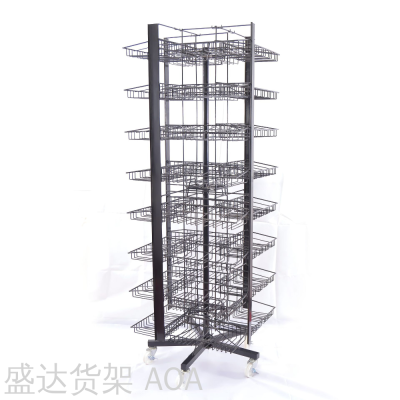 Kitchen Appliance Storage Holder Metal Multi-Function Rotating Rack Display Stand Hat Frame