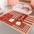 Plaid Modern & Minimalism Household Crystal Velvet Living Room Sofa and Tea Table Whole Carpet Bedroom Stitching Bed Front Floor Mat