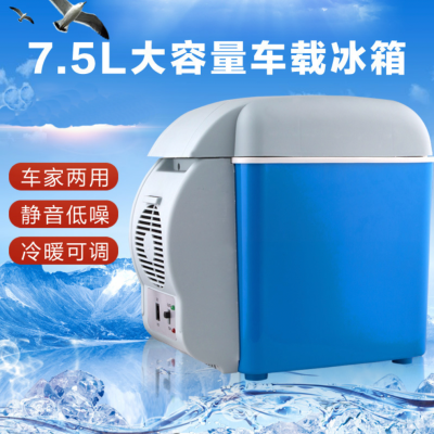 Car Refrigerator Dual Use in Car and Home Mini Miniature Refrigeration Radiator Student Dormitory Single Rental Thermostat