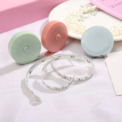 Automatic Retractable 1.5 M Tape Measure Gift Plastic Tape Measure Clothes Measuring Nordic Style Soft Ruler Printed Logo