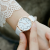 Foreign Trade Fashion Women's All-Match Leather Watch Student Casual Digital Bracelet Watch Quartz Watch Spot Wholesale