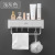 Clearance Bathroom Bathroom Wall-Mounted Storage Rack Multi-Functional Kitchen Wall Plastic Storage Towel Rack