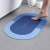 Household Toilet Foot Mat Toilet Bathroom Kitchen Carpet Floor Mat Bedroom Crystal Velvet Non-Slip Water-Absorbing Quick-Drying Mat