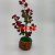 Plastic Artificial Potted Christmas Wedding Hotel Home Decoration New Plastic Fake Flower Rattan Artificial Plant