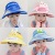 Children Fan Sun Protection Hatband Fan Hat Sun Hat Boys and Girls Baby Sunhat Big Brim Topless Hat