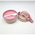 T07-8146 Wheat Straw Lunch Box Plastic round Hand Environmental Protection Double Layer Lunch Box (Free Plastic Spoon)
