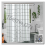 Gray Bath Waterproof Bathroom Partition Shower Curtain Waterproof Shower Curtain Bathroom Curtain