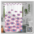 Printed Waterproof Rain Curtain Waterproof Partition Shower Curtain Hanging Curtain Bathroom Shower Curtain