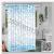 Nordic Bathroom Waterproof Shower Curtain Bathroom Thickened Bath Partition Curtain Curtains Hanging Curtain