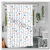 Cartoon Printing Shower Curtain Toilet Partition Curtain Hanging Curtain Waterproof and Mildew-Proof Shower Curtain