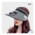 Rechargeable Cap with Fan Sun Protection Hat Female Summer 2022 New Air Top Sun Hat with Wide Brim Face-Looking Small Sun Hat