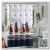 Shower Curtain Bathroom Curtain Partition Curtain Waterproof Shower Curtain Shower Curtain Waterproof and Mildew-Proof Dry Wet Separation