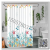 Bathroom Waterproof Partition Bath Curtain Arc Shower Curtain Set Shower Curtain Cloth Waterproof and Mildew Proof