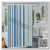 Waterproof European Entry Lux Geometric Printing Shower Curtain Toilet Partition Curtain Bathroom Shower Curtain