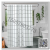 Waterproof and Mildew-Proof Shower Curtain Digital Printing Bathroom Curtain Bathroom Punch-Free Hook Shower Curtain