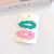 Korean Style Fluorescent Children Barrettes Girl Frosted Hollow BB Clip Simple Solid Color Leaves Bang Clip Side Cropped Hair Clip Barrettes
