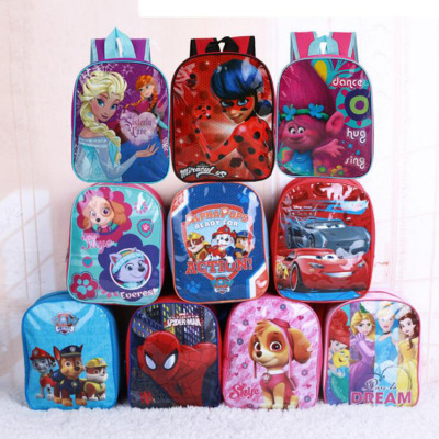 Dog Patrol Kindergarten Girls Small Bookbag Factory Direct Sales New Korean Cartoon Schoolbag