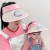 Summer Rechargeable Cap with Fan Adult Parent-Child Sun Hat Boys and Girls Sun Protection Baby Big Brim Topless Hat