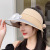 Fan Hat 2022 Big Brim Topless Hat Summer Female Casual Sun Hat Outdoor Sun Protection UV Sun Hat Cap