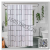 Waterproof and Mildew-Proof Partition Bath Curtain Bathroom Shower Curtain Rod Punch-Free Bathroom Curtain Shower Curtain