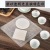 Coaster Placemat Non-Slip Waterproof Table Mat Anti-Scald Insulation Pad Tea Ceremony at Home Ashtray Pad Coasters Plate Mat