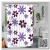 Foreign Trade Waterproof Digital Printing Partition Curtain Punch-Free Pattern Shade Curtain Shower Curtain