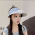 New Rechargeable Fan Topless Hat Female Online Influencer Travel Street Shooting Sun Hat Outdoor Riding Fashion Sun-Proof Sun Protection Hat