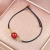 Zhou Dasheng Same Jequity Bean Natural Red Agate Bracelet Necklace Factory Wholesale Animal Year Couple Best-Seller on Douyin