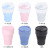 Creative Gift Coffee Cup European Ins Water Cup Good-looking Portable Folding Cup Portable Cup Silicone Coffee Cup