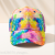 European and American Street Color Tie-Dye Male and Female Personality Hip Hop Trend Gradient Color Peaked Cap
