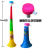 Three-Section Large Retractable Speaker Cheer 60cm Activity Children's Toy Plastic Competition Fans Wowu Zula