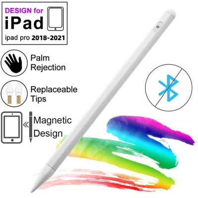 Applicable Ipad2021 Anti-Misoperation Stylus with Magnetic Suction iPad Stylus iPad Capacitive Stylus Active Capacitive Stylus
