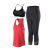 Summer New Workout Clothes Running Sports Suit Women's Quick-Drying Sleeveless Vest Stretch Cropped Pants Yoga Clothes Generation Hair