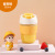 Double Drink Glass Water Cup Female Portable Straw Cup Cup Ins Style Cute Soybean Milk Milk Cup Coffee Cup Portable Cup