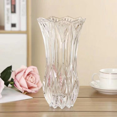 Crystal Glass Vase 25 JAME Series Wholesale Transparent Glass Vase Internet Celebrity Flower Arrangement Hydroponic Home Decoration