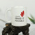 11Oz Advertising Ceramic Cup Mug Set Logo Glaze Ceramic Mug Printing Pattern Export Coffee Cup