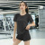 New Mesh Two-Piece Women's Sports Short-Sleeved Shorts Large Size Quick-Drying Breathable and Loose Yoga Suit Summer