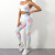New Cross-Border Yoga Clothes Women's Tie-Dyed Skinny Yoga Pants Sling Sports Knitted Vest Seamless Yoga Suit