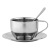 304 Stainless Steel European-Style Hotel Coffee Cup Set Double-Layer Heat Insulation Creative Mug Milk Cup Three-Piece Set