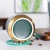 Star Dad Water Cup High-Grade Green Nameplate Striped Mug Copper Seal Ceramic Coffee Table Plate Water Cup Gift