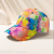 European and American Street Color Tie-Dye Male and Female Personality Hip Hop Trend Gradient Color Peaked Cap