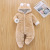Infant Rompers Newborn Cotton Fleece Rompers Jumpsuit Winter Warm One-Piece Cotton-Padded Clothes Newborn Foot-Wrapped Romper