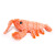 Pet Gravity Jumping Shrimp Plush Toy USB Charging Simulation Lobster Electric Funny Dogs and Cats Pet Cat Toy