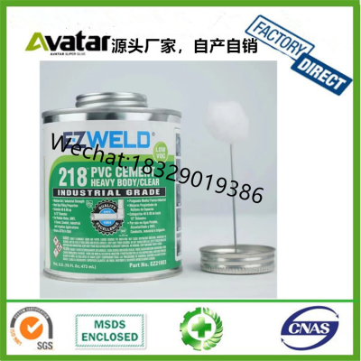 TEGU 914 CPVC CEMENT E-Z WELD 218 PVC CEMENT Color PVC Pipe Adhesive Glue CPVC and UPVC Solvent Cement for Pipes