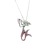 Foreign Trade New Necklace Female Mermaid Tail Necklace Internet Celebrity Diamond Clavicle Chain Pendant Birthday Gift