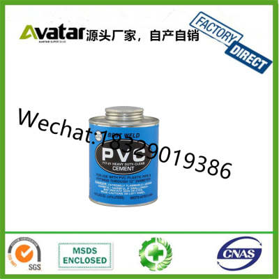 FIRST WELD 717-21 CLEAR PVC CEMENT hot selling high level cpvc glue