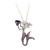 Foreign Trade New Necklace Female Mermaid Tail Necklace Internet Celebrity Diamond Clavicle Chain Pendant Birthday Gift