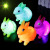 Ground Push Supply Rabbit Luminous Hairy Ball Children's Flash Vent Toy Elastic Ball Bunny Creative Night Market